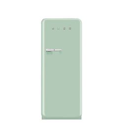 SMEG 50's Style Retro FAB 28 Refrigerator with Ice Compartment, Pastel Green, Right Hinge