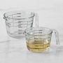 Williams Sonoma Glass Measuring Cups, Set of 2