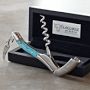 Laguiole En Aubrac Waiters Corkscrew Wine Opener, Turquoise
