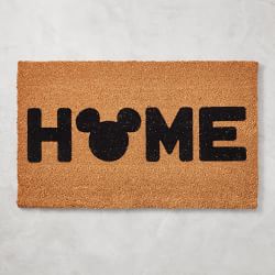 Mickey Home Doormat, Black, 22" X 36"