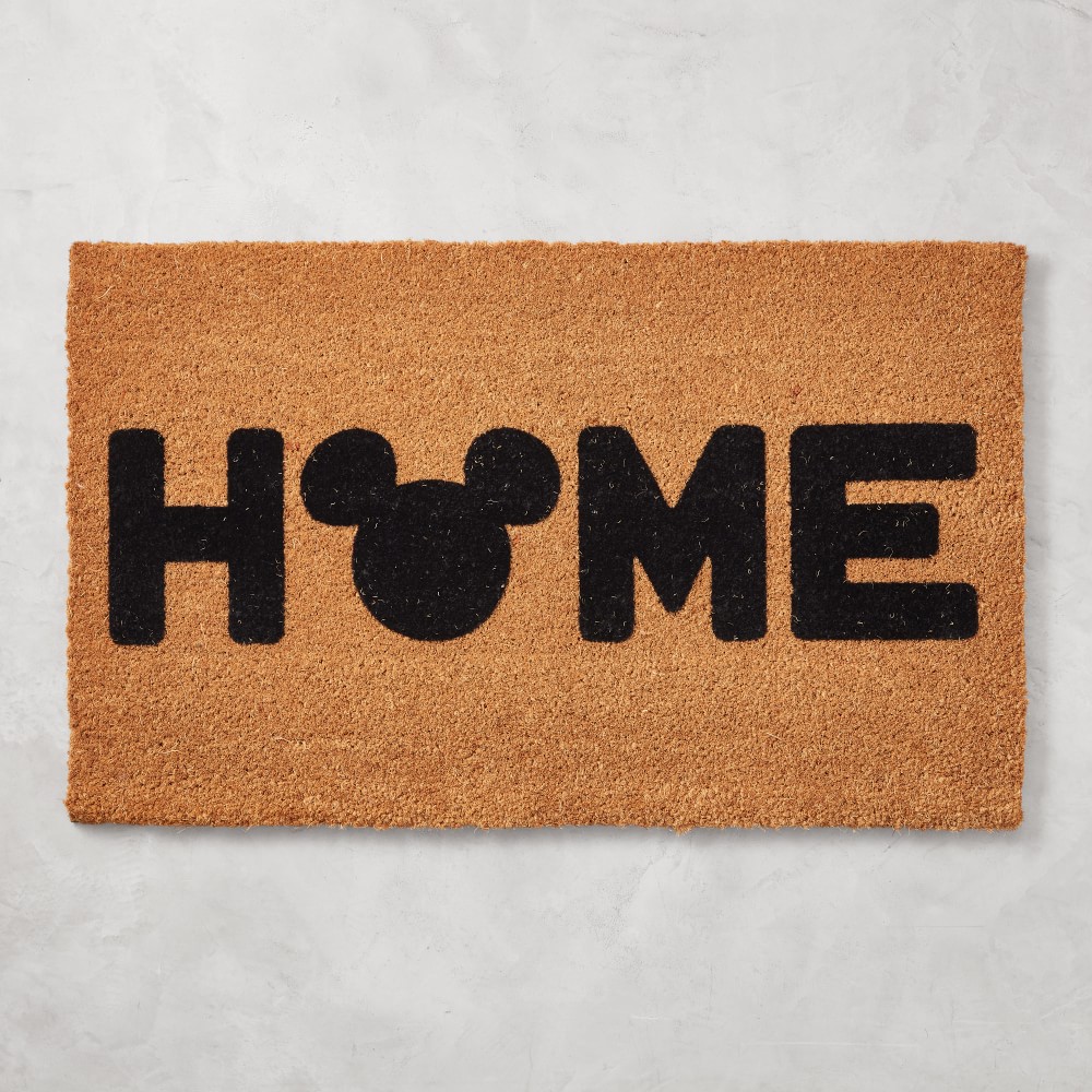 Mickey Home Doormat, Black, 22" X 36"