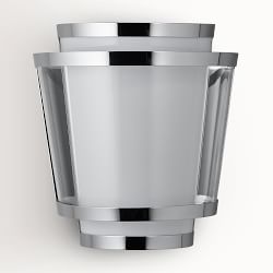 Tarida Indoor/Outdoor Sconce, Polished Aluminum