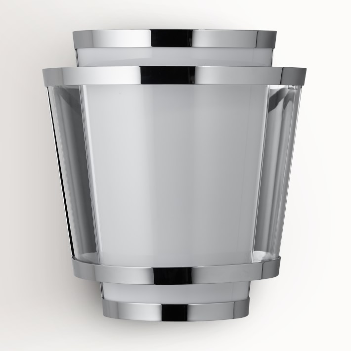 Tarida Indoor/Outdoor Sconce, Polished Aluminum