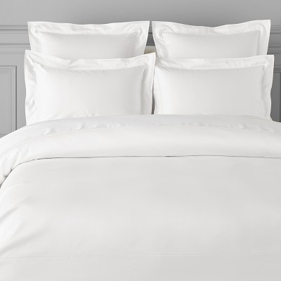 Chambers&#174; 600 Thread Count Sateen Sham, Standard, White