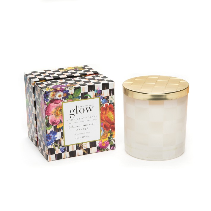 Mackenzie-Childs Flower Market Candle, 8 oz.