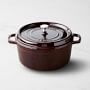 Staub Enameled Cast Iron Round Dutch Oven, 5 1/2-Qt., Grenadine