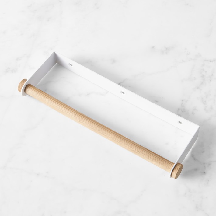 Hold Everything Under Cabinet Paper Towel Holder, Ashwood
