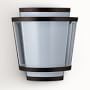 Tarida Indoor/Outdoor Sconce, Bronze, Aluminum