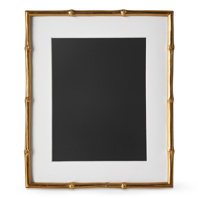 AERIN Gilded Bamboo Gallery Frame, 11&quot; X 14&quot;