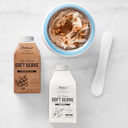 Zoku Ice Cream Maker + Vanilla and Chocolate Oat Milk Soft Serve