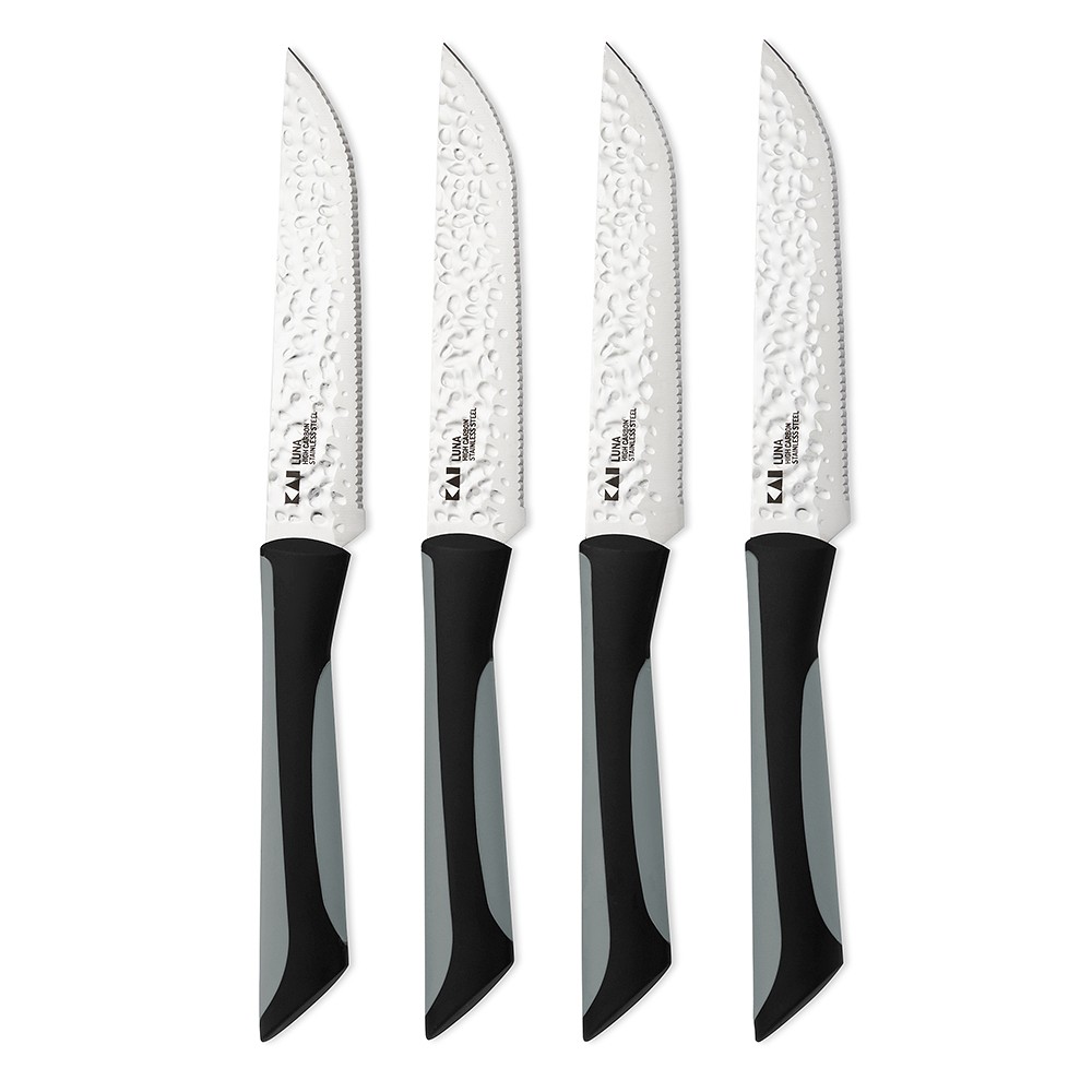 KAI Luna 4-Piece Steak Knife Set