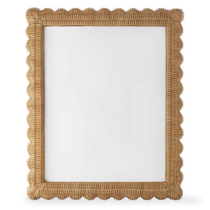 AERIN x Williams Sonoma Home Wicker Scalloped Gallery Frame - 11x14