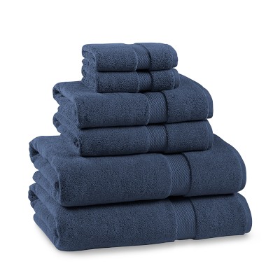 Chambers&#174; Heritage Solid Washcloths, Set of 2, Navy