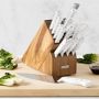 Wüsthof Gourmet 16-Piece Knife Set, White