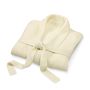 Long Cashmere Robe, Small, Ivory