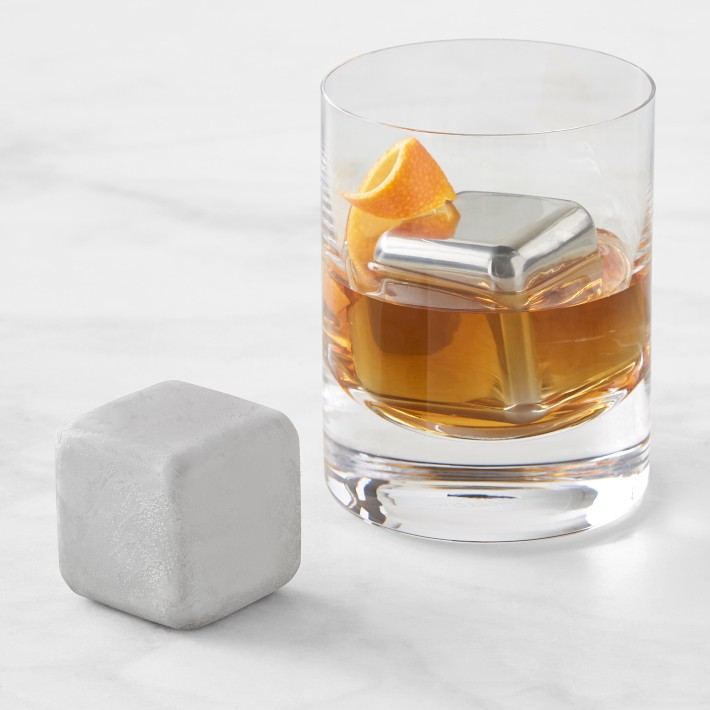Williams Sonoma Whiskey Cube, set of 2, Stainless-Steel