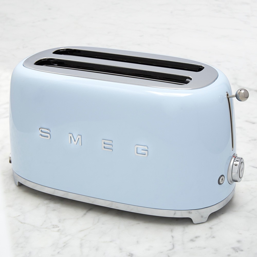 SMEG 4-Slice Toaster, Pastel Blue