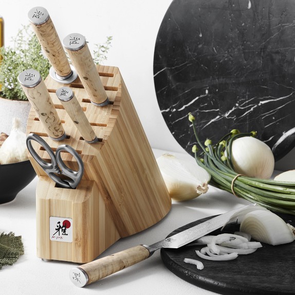 Miyabi Birchwood Knife Block, Set of 7 | Williams Sonoma