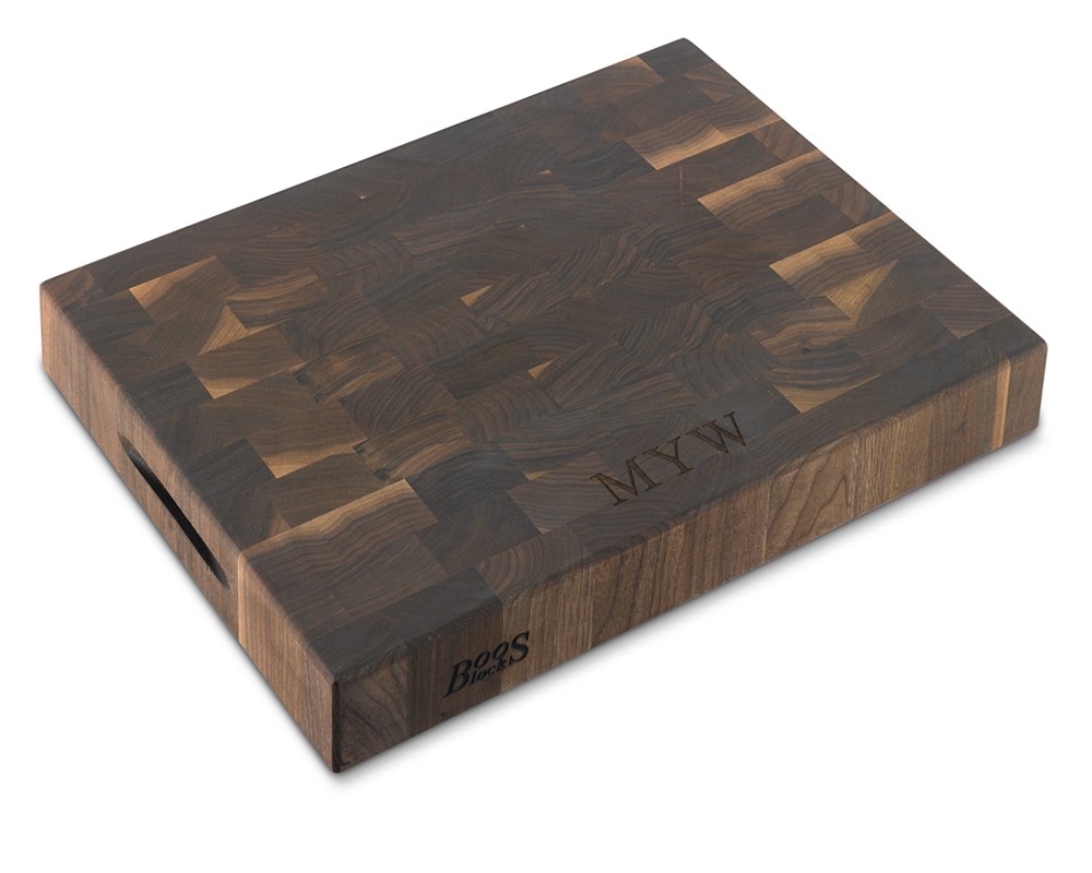 Boos End-Grain Rectangular Cutting &amp; Carving Block, Walnut