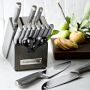 Calphalon Classic SharpIN Stainless-Steel Knives, Set of 15