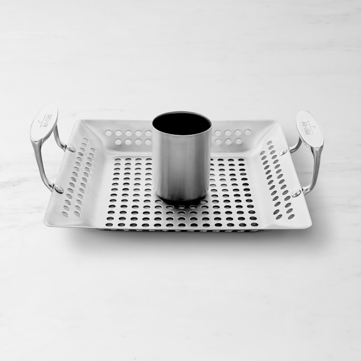 All-Clad Stainless-Steel Outdoor Chicken Roasting Pan