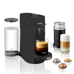 Nespresso VertuoPlus Coffee Maker &amp; Espresso Machine with Aeroccino Milk Frother By De&#39;Longhi