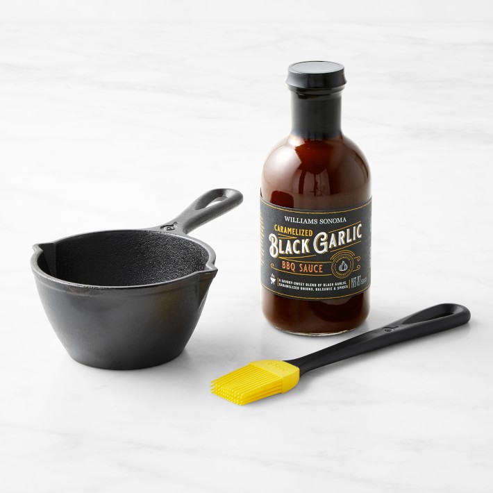 Lodge Basting Pot & Barbeque Sauce Set