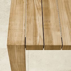 Larnaca Teak Extendable Dining Table &amp; All-Weather Weave Dining Chairs (72&quot;-94&quot;)