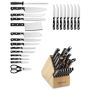W&#252;sthof Gourmet Knife Block, Set of 23