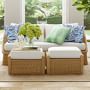 AERIN x Williams Sonoma Home East Hampton Coffee Table Ottoman (28.5&quot;)