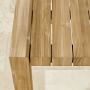 Larnaca Outdoor Natural Teak Square Dining Table (38&quot;)