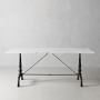 La Coupole Rectangular Iron Bistro Table (72&quot;)