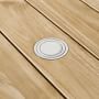 Larnaca Outdoor Natural Teak Square Dining Table (38&quot;)