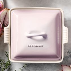 Le Creuset Olive Branch Heritage Stoneware Deep Square Covered Baker, 2 1/2-Qt.