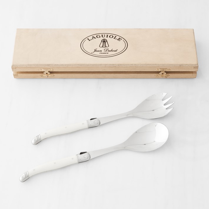 Jean Dubost Laguiole 2-Piece Serving Set, Ivory