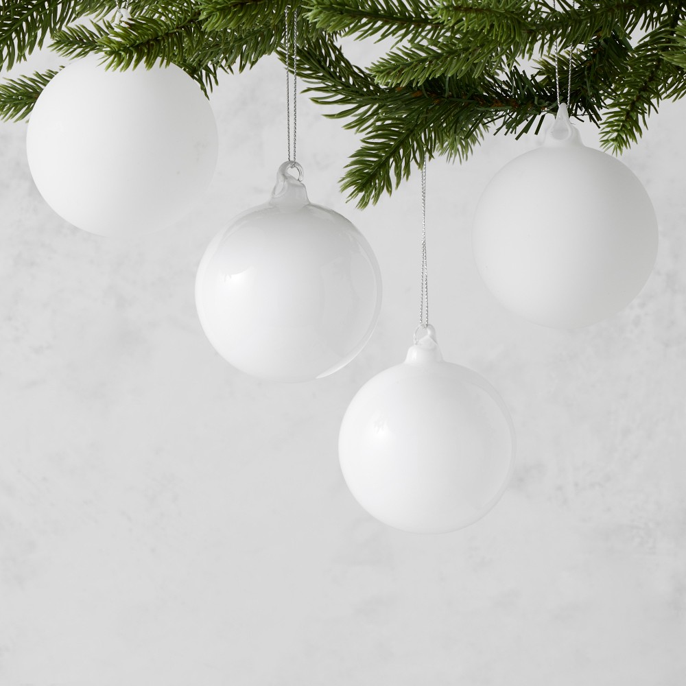 Jeff Leatham Small Ornaments, Set of 4