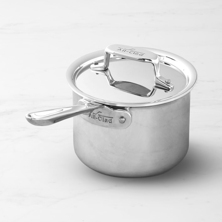 All-Clad D5® Stainless-Steel Saucepan, 2 Qt