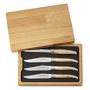 Laguiole en Aubrac Birchwood Steak Knives, Set of 4
