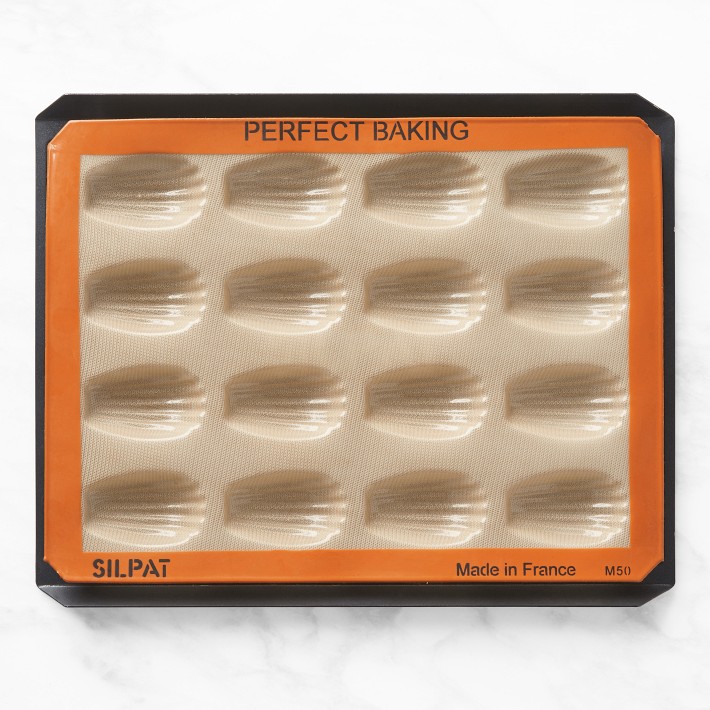 Silpat Nonstick Perforated Aluminum Baking Tray and Silpat Nonstick Madeleine Pan