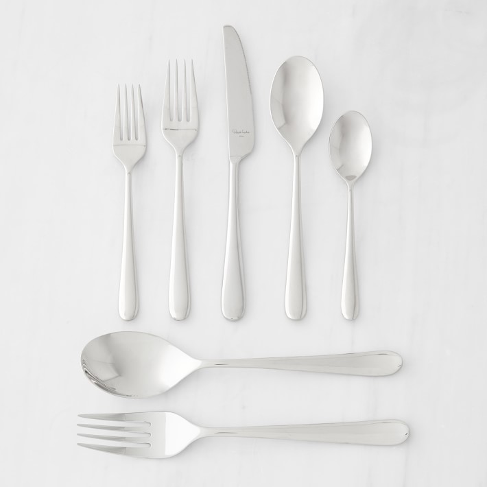 Robert Welch Kingham Flatware Sets, 42-Piece, Finish: mirror