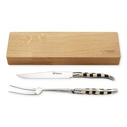 Laguiole en Aubrac Carving Set, Ebony