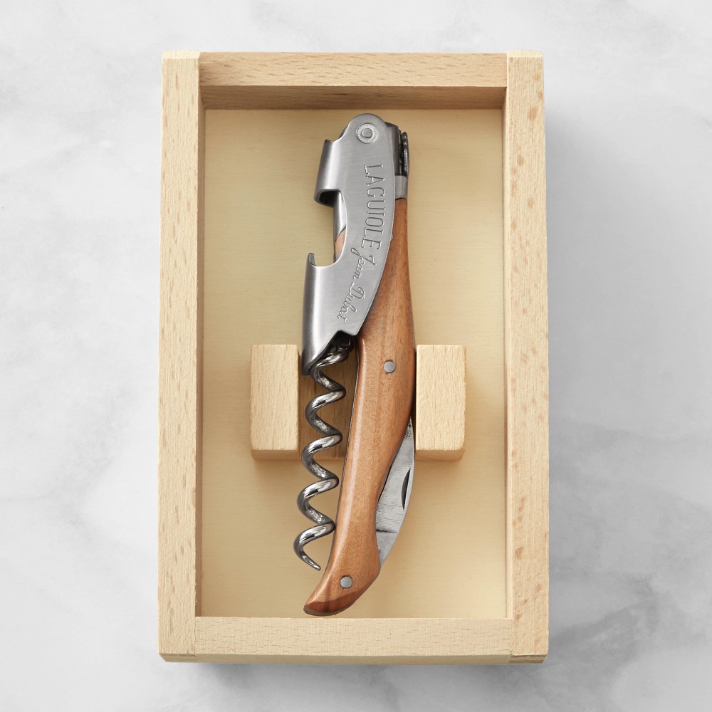 Laguiole Jean Dubost Waiters Corkscrew, Olivewood