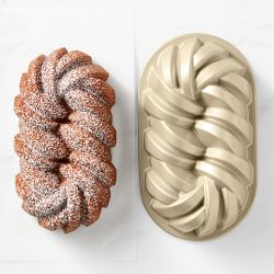 Nordic Ware Cast Aluminum Nonstick 75th Anniversary Braided Loaf Pan