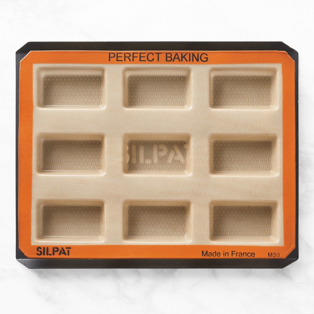 Silpat Nonstick Perforated Aluminum Baking Tray and Silpat Nonstick Loaf Pan
