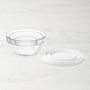 Glass Mixing Bowls with Lid, set of 3