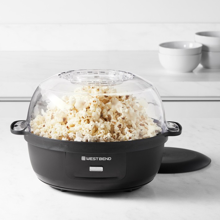 West Bend Stir Crazy Popcorn Maker, 6-Qt., Black