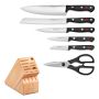 Wüsthof Gourmet Knife Block, Set of 7