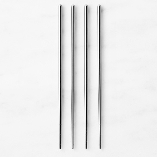 Williams Sonoma Stainless-Steel Chopsticks, Set of 4