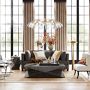 Watson Floor Lamp, Antique Brass