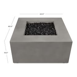 Havana Casual Square Fire Table (40&quot;)